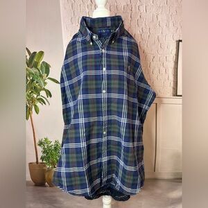 Ralph Lauren Classic Fit Plaid Shirt - Blue, Green, Red xXL